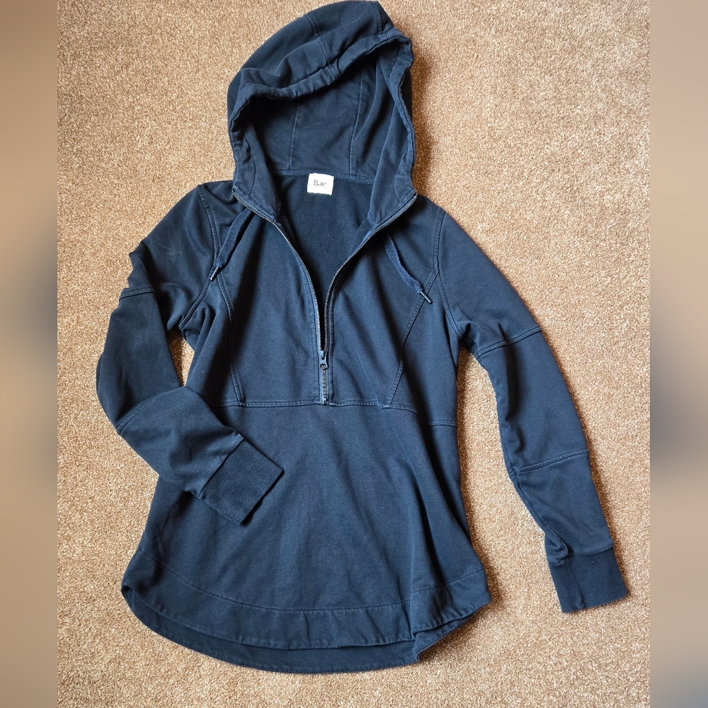 Bae The Label Run With Me Hoodie Size Small Black